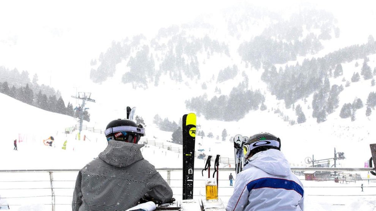Esquiadors a Grandvalira