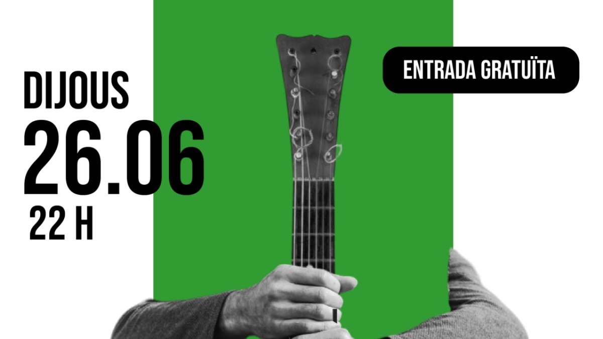 Cartell del Concert Jardins d'Areny Plandolit.
