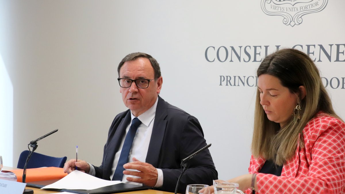 Jordana i Martisella a la presentació d’ahir.