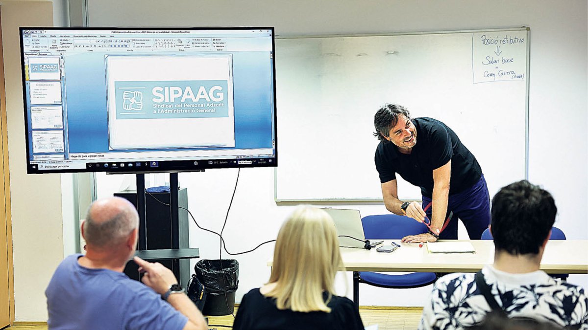 L’assemblea dels funcionaris, aquesta setmana.