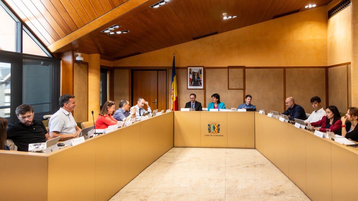Reunió de cònsols celebrada ahir a la Massana.