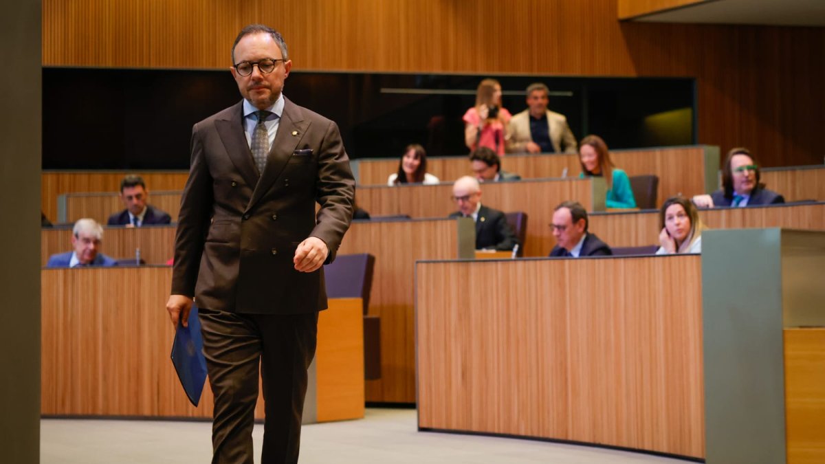 El cap de Govern, Xavier Espot, al Consell General