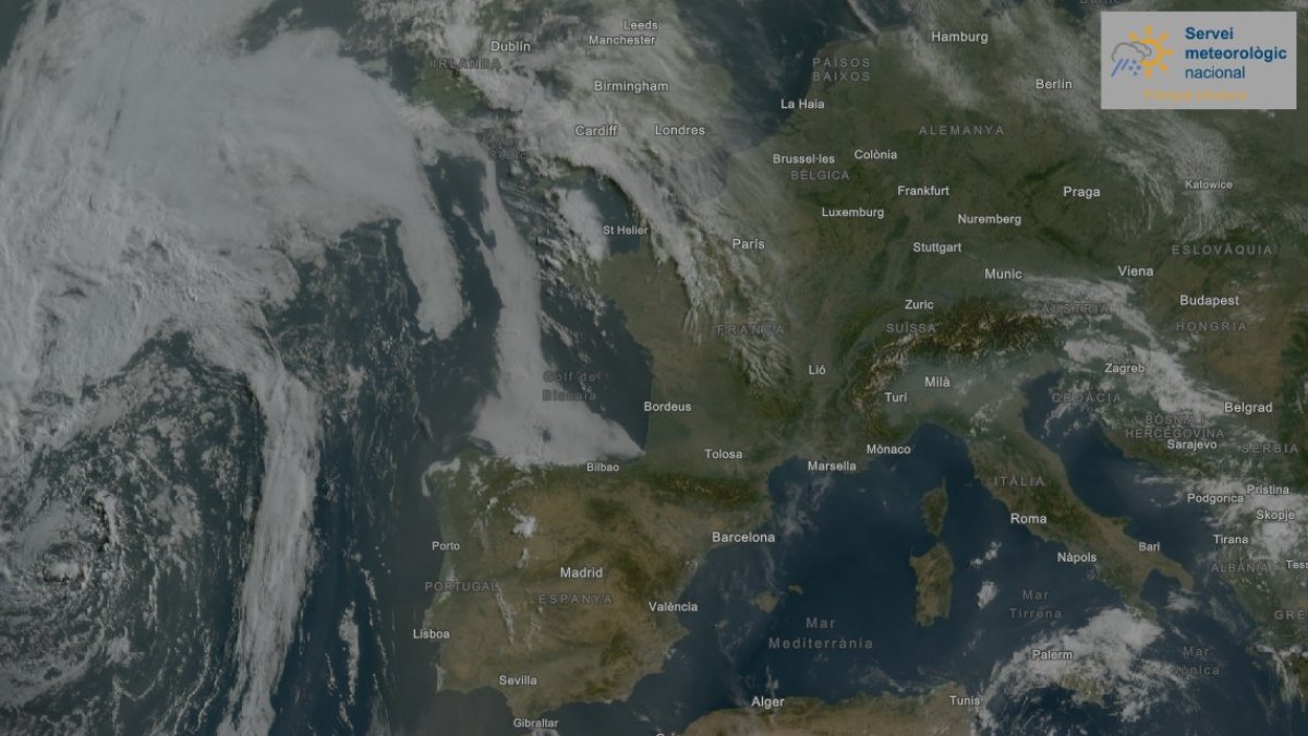La dorsal sobre la Península Ibèrica.