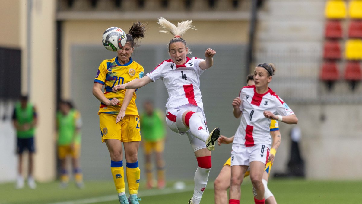 Duel entre Andorra i Geòrgia a Encamp.