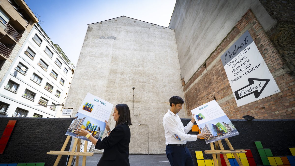Els cònsols d’Andorra la Vella, ahir en la presentació del projecte.