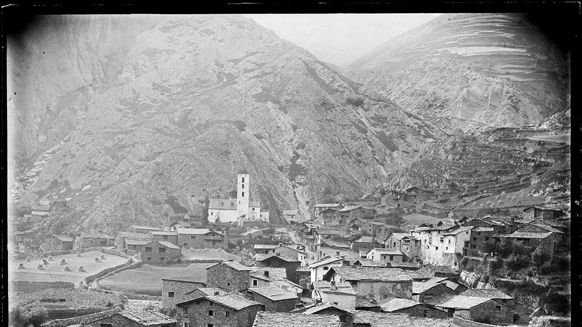 Canillo, mig segle després de rebre la visita de Léon Clos (c. 1890)