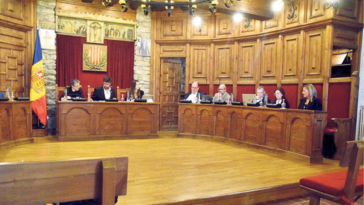 La sessió del consell de comú de Sant Julià de Lòria.