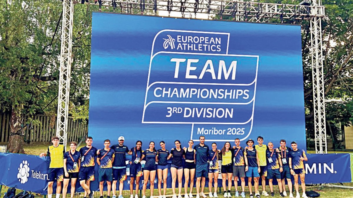 La delegació andorrana present a Maribor, a la Copa d’Europa de Nacions.