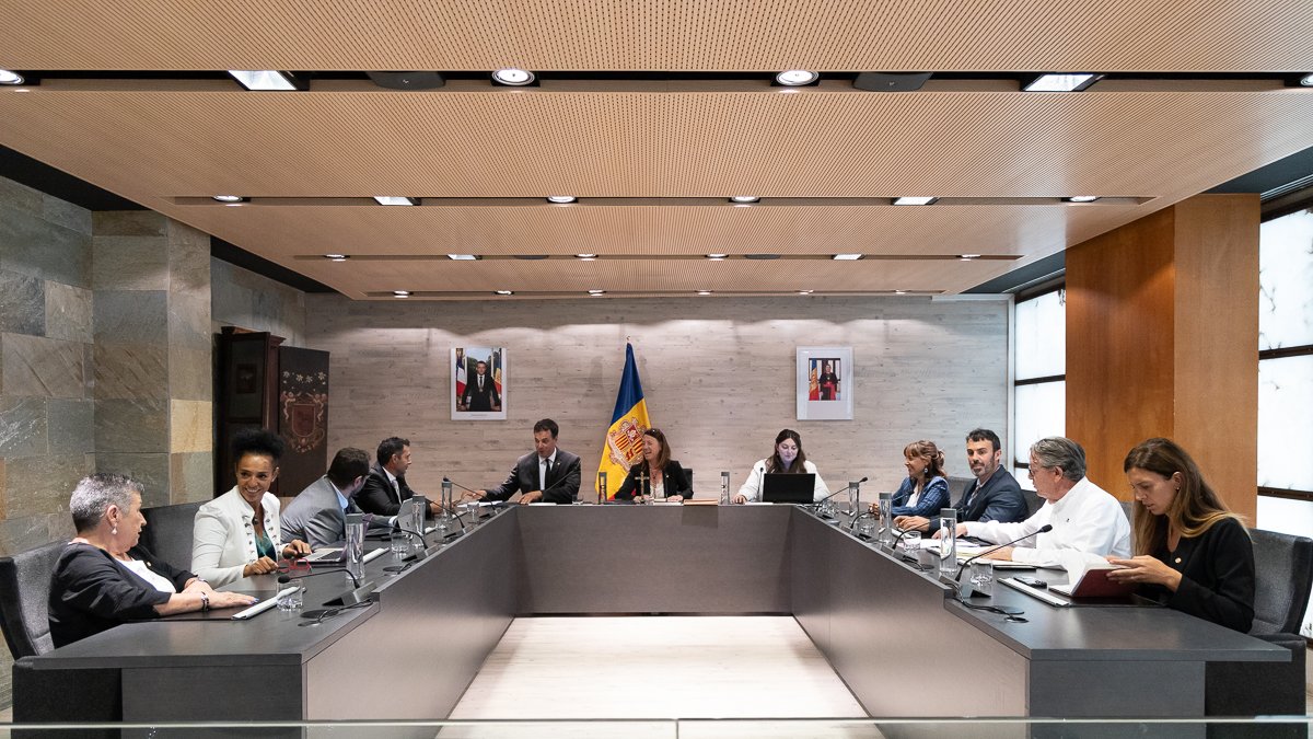 Sessió de comú d'Ordino celebrada aquesta tarda