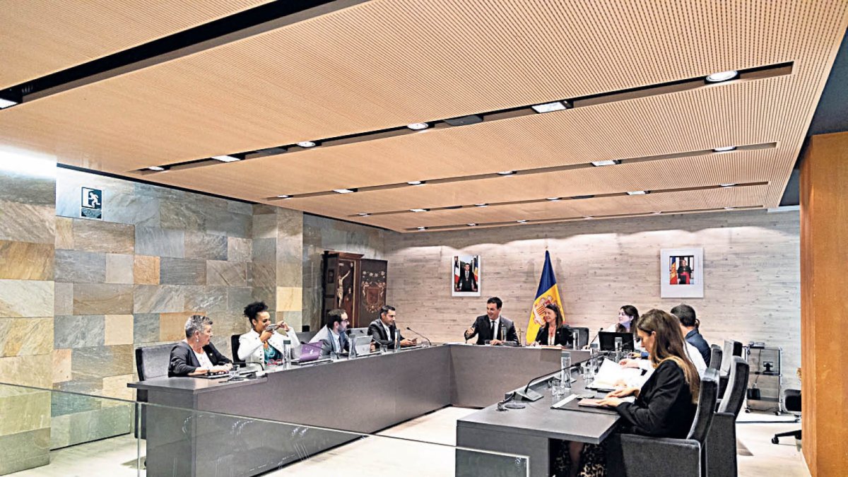 Sessió de consell de comú d’ahir a la tarda.