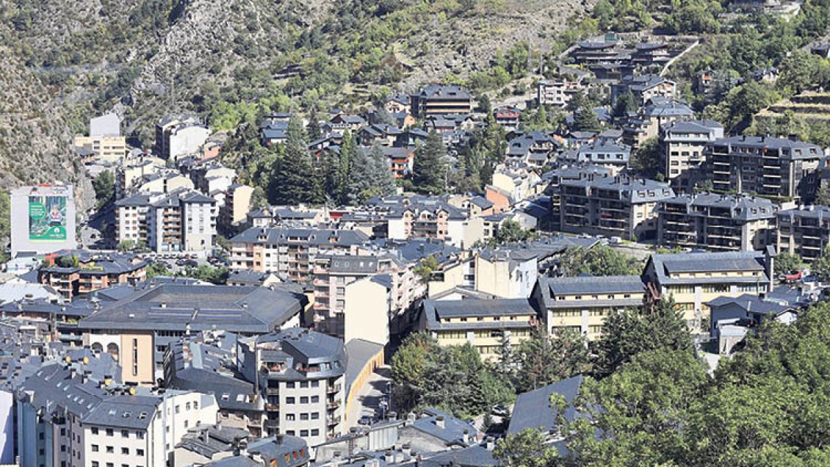 El centre de Sant Julià de Lòria.