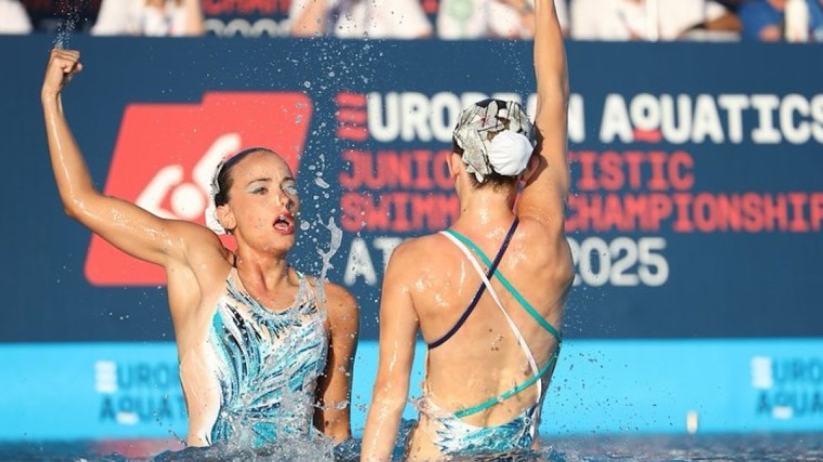 Zoe Palau i Jasmine Serrano a Budapest.