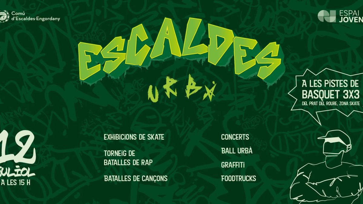 Jornada de cultura urbana per als joves a Escaldes
