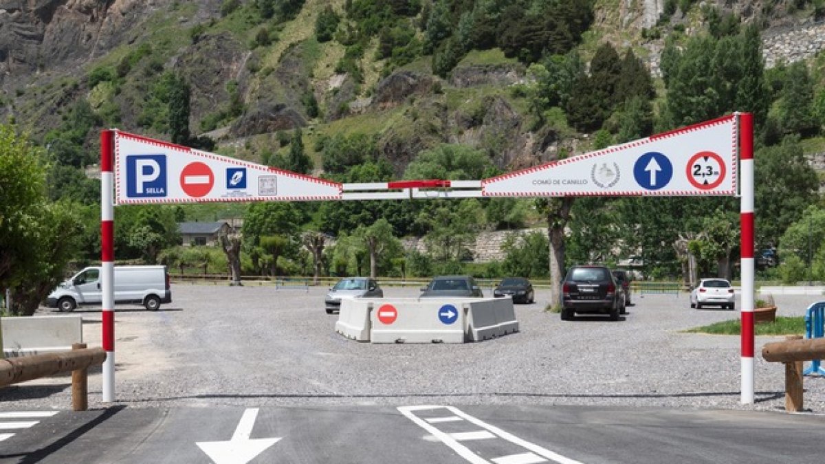El nou aparcament del Prat de Sella obert a Canillo