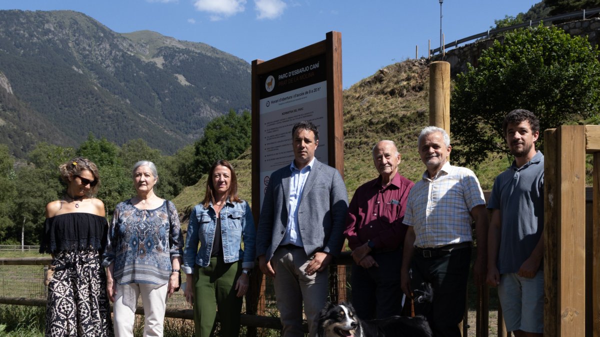 Inauguració del parc caní d'Ordino