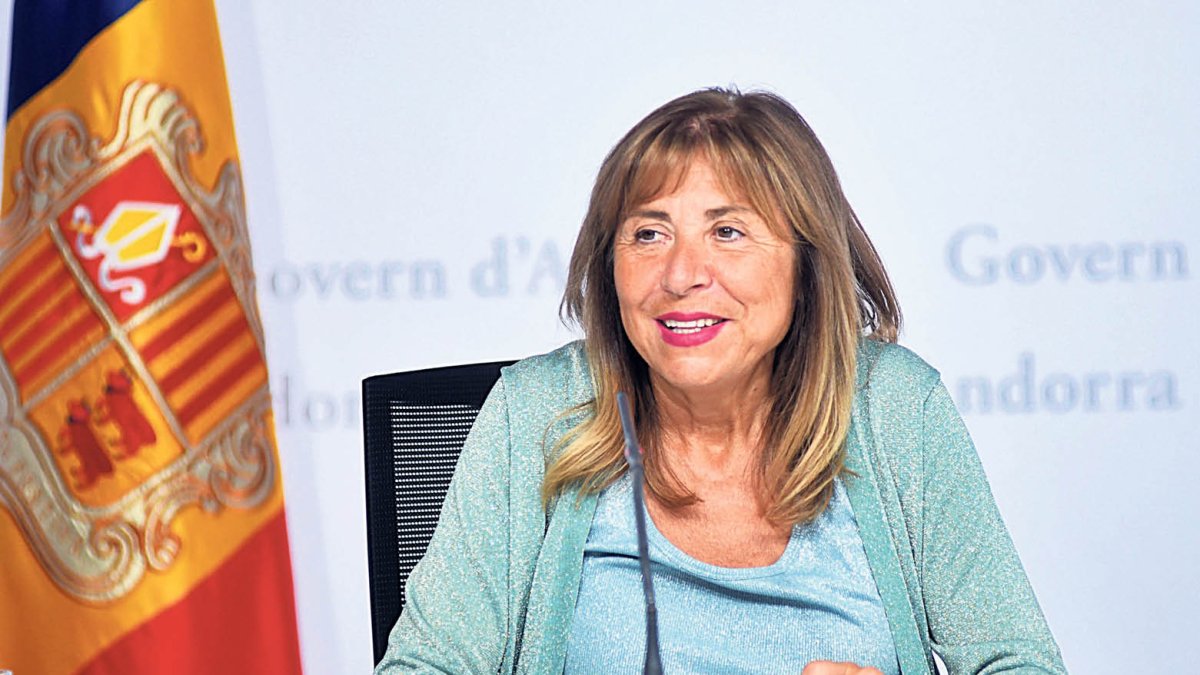La ministra de Presidència, Economia, Treball i Habitatge, Conxita Marsol.
