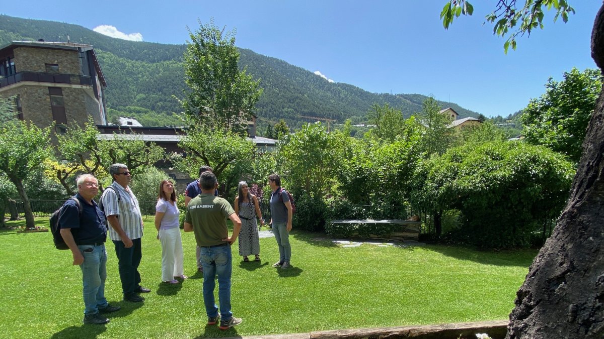 Visita de la delegació de Viles Florides a Ordino