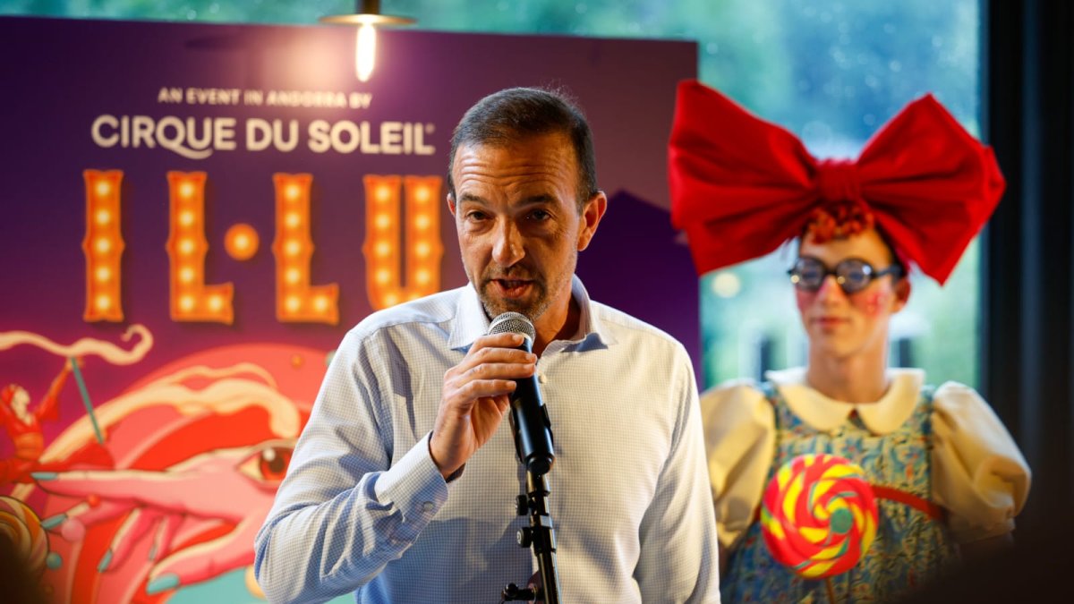 Jordi Torres a l'estrena de l'espectacle 'Il·lu' del Cirque du Soleil