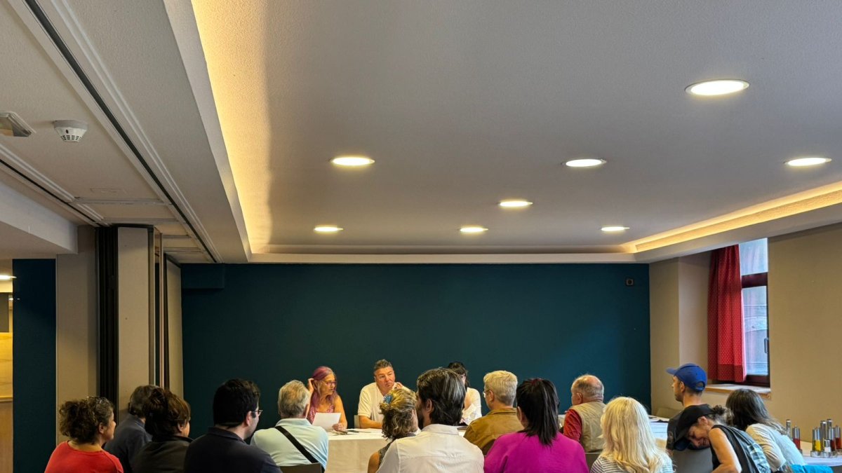 Un moment de l’assemblea.