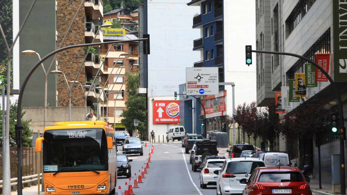 El doble carril especial de Sant Julià.