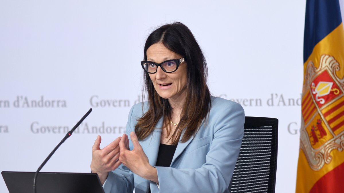 La ministra de Justícia i Interior, Ester Molné.