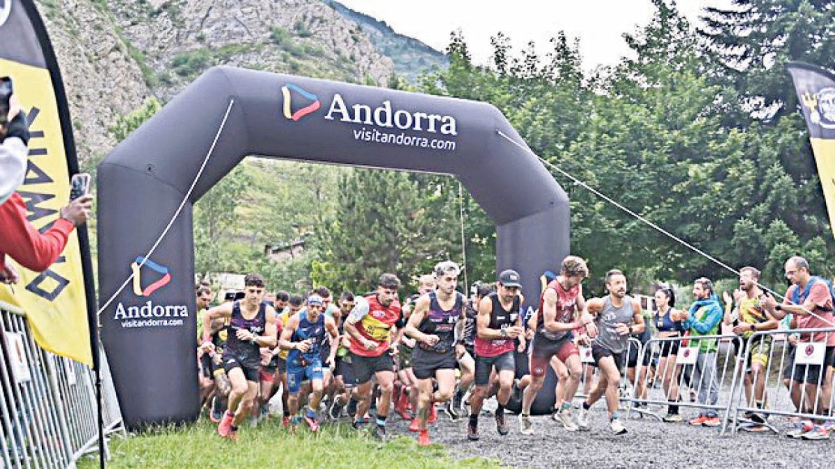 Competidors a l’Olympus Race.