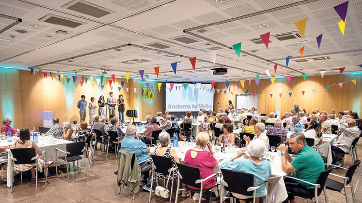 L’acte de celebració del 20è aniversari del Casal Calones.