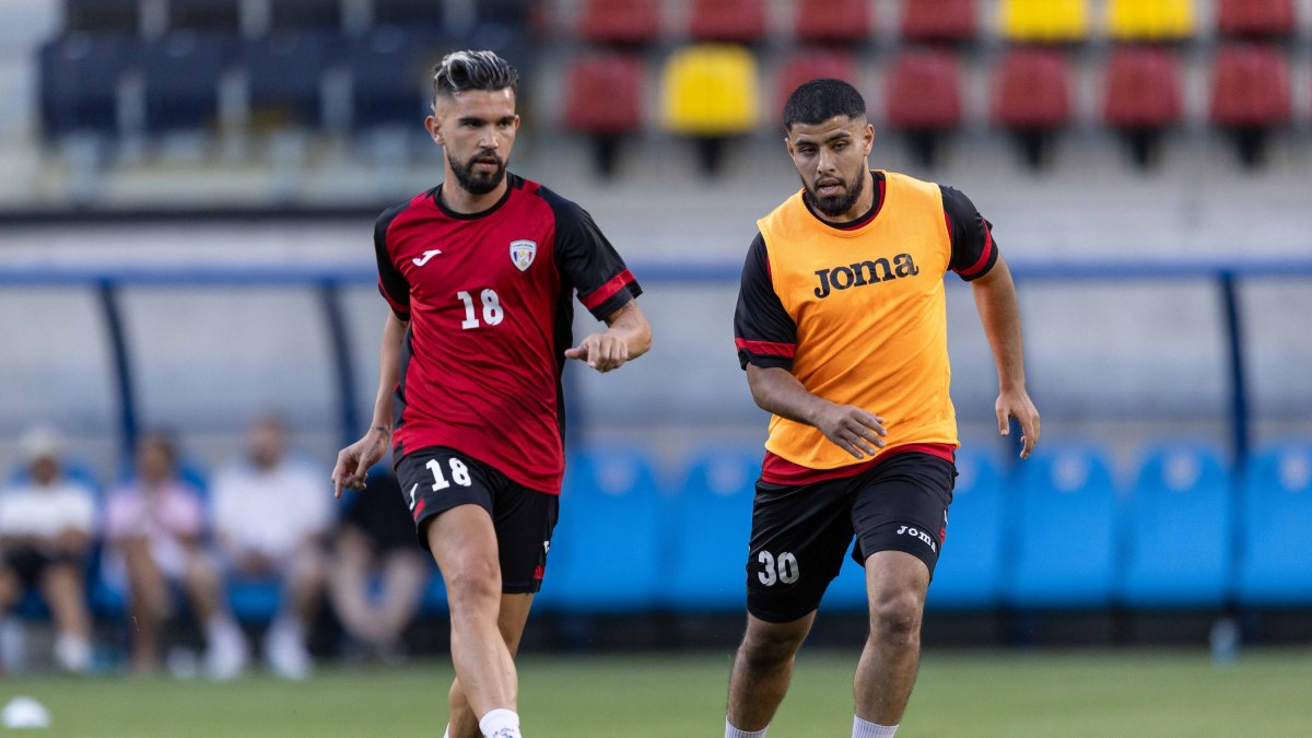 La plantilla colomenca es va exercitar a Encamp.