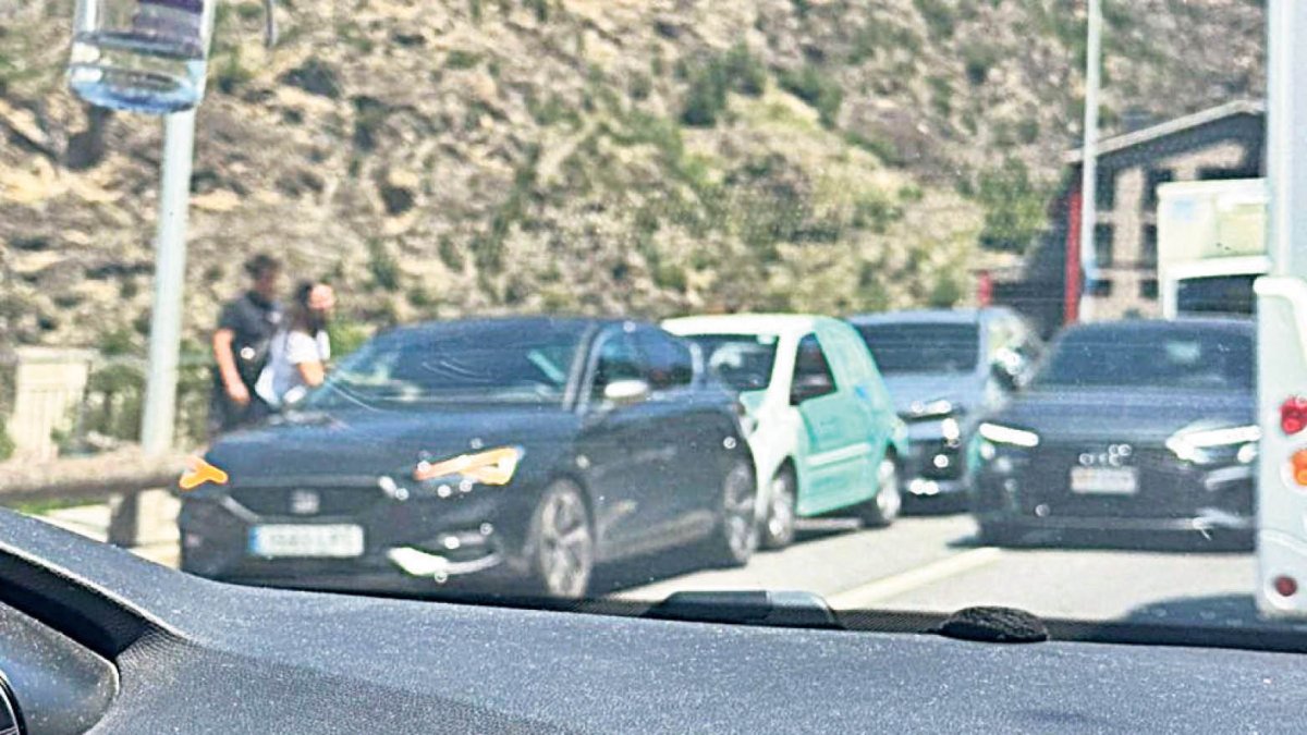 Els vehicles implicats.