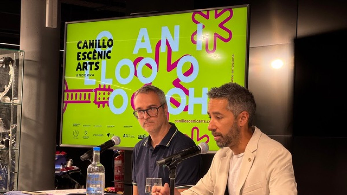 Un moment de la presentació de la quarta edició del Canillo Escènic Arts.