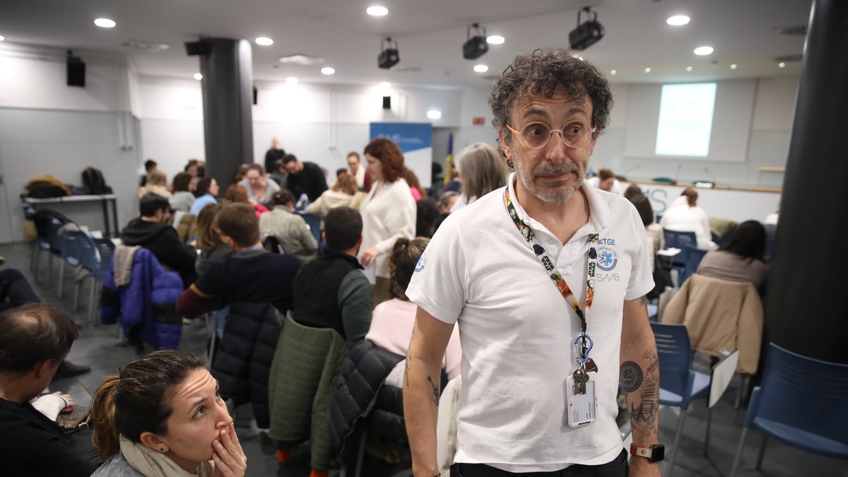 El portaveu de la branca sanitària de l'USdA, Jordi Samsó.