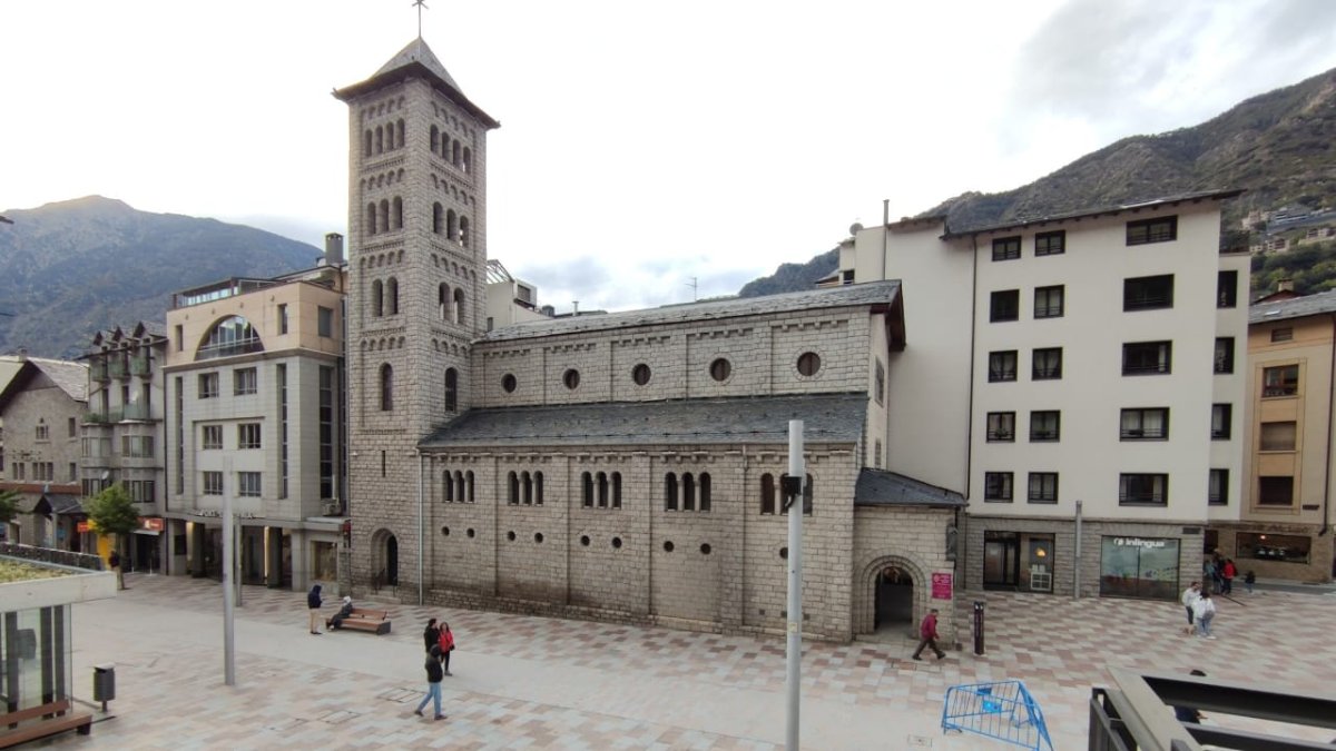 L'església de Sant Pere el Màrtir d'Escaldes.