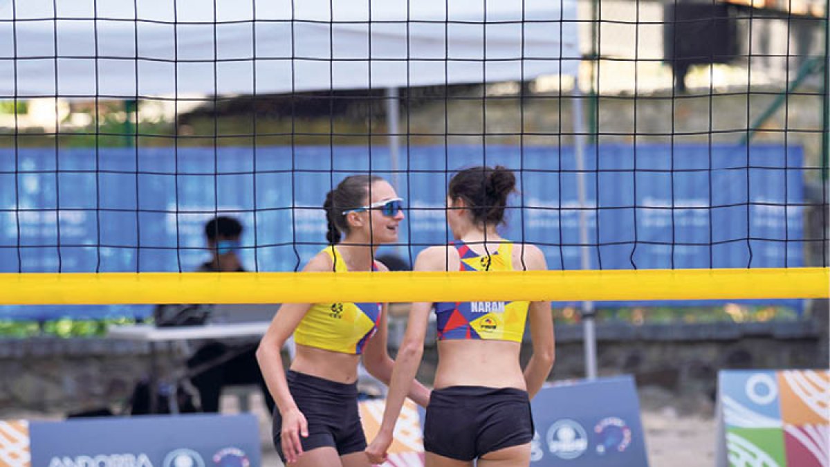 Una de les parelles tricolors.