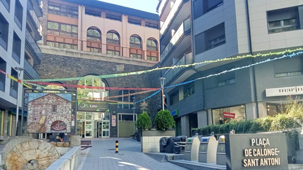 La plaça Calonge-Sant Antoni.