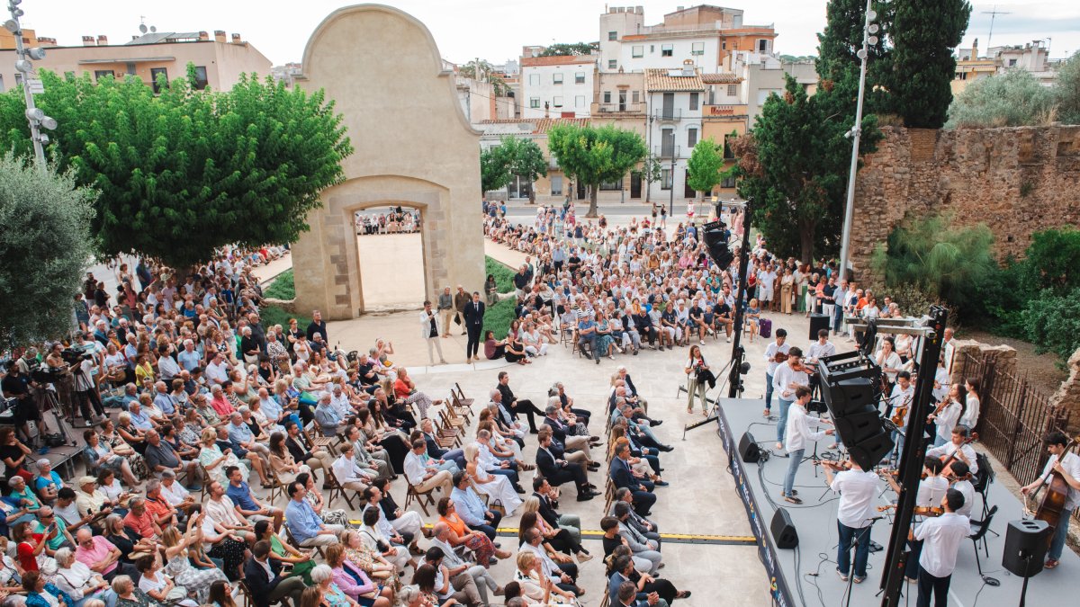Un moment de la presentació a Sant Feliu de Guíxols.
