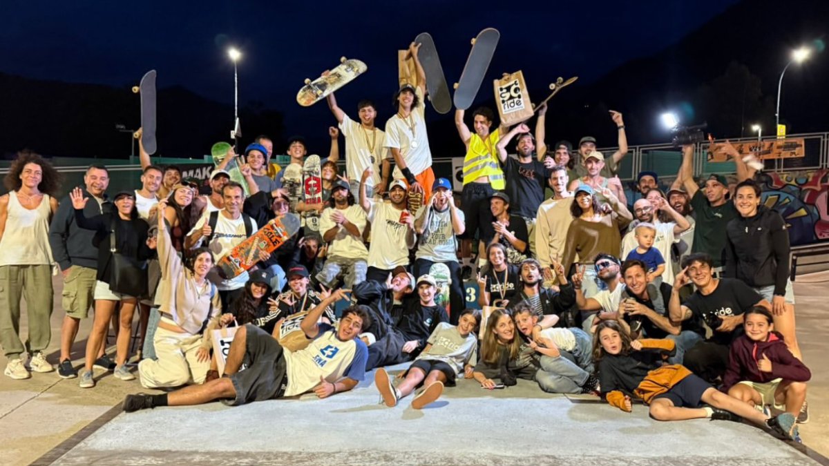 Participants en l’Open d’‘skate’.