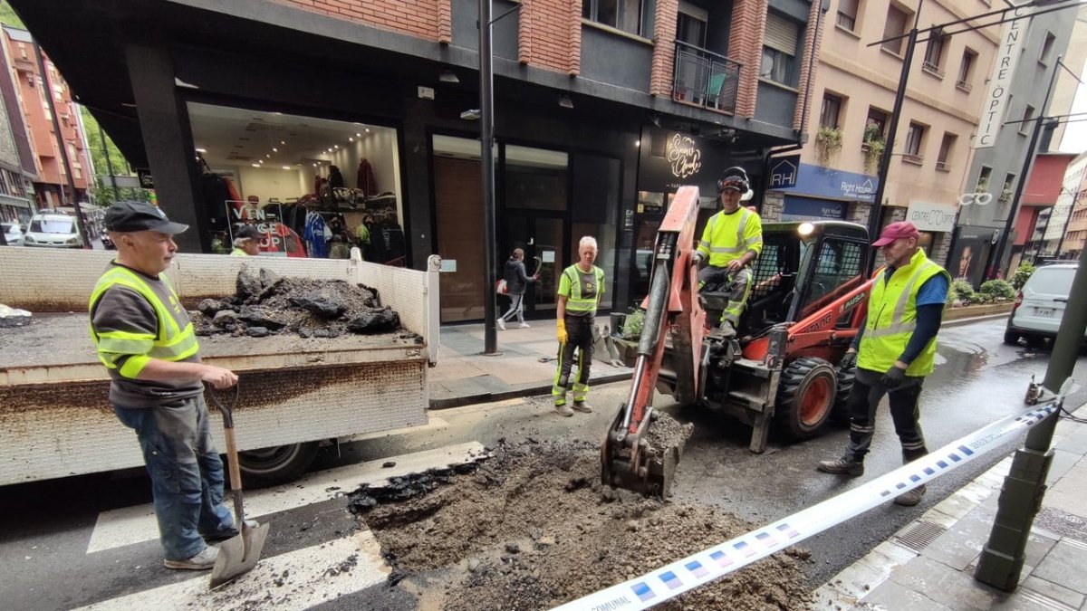 Treballadors del comú.