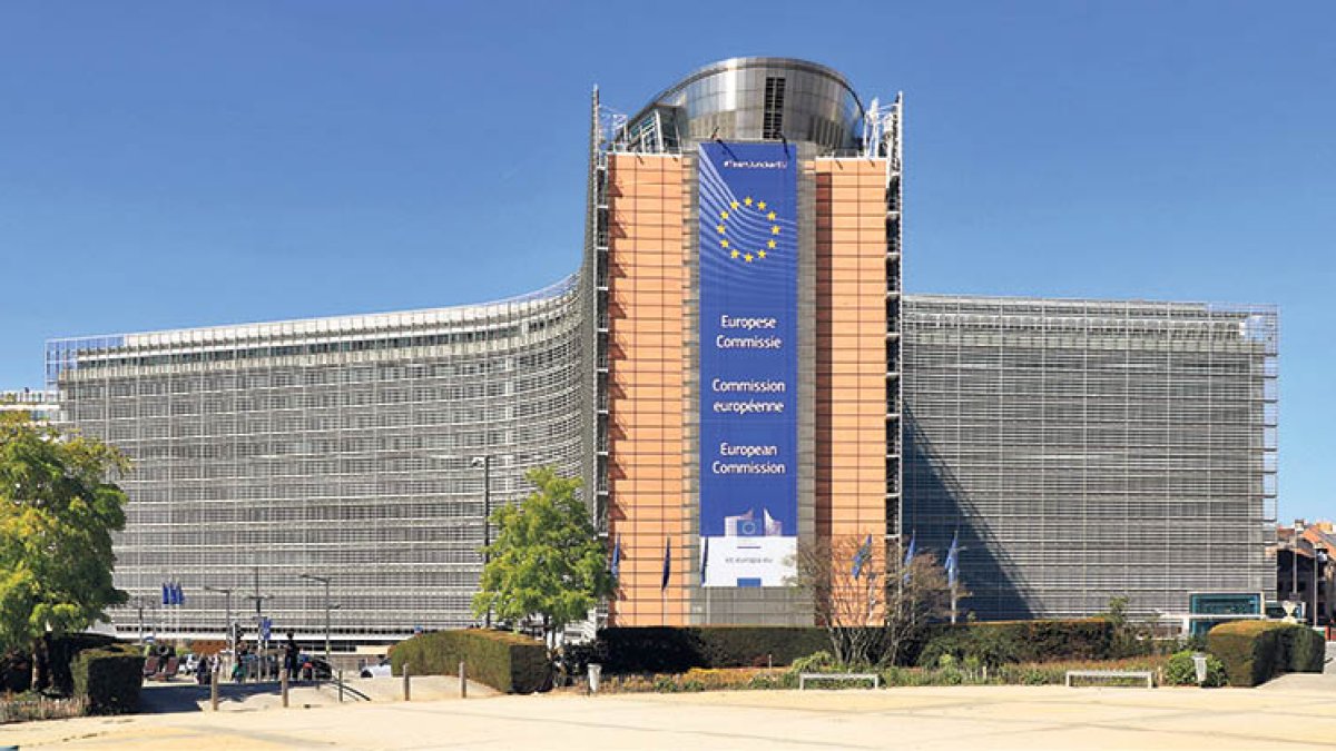 La seu a Brussel·les de la Comissió Europea.