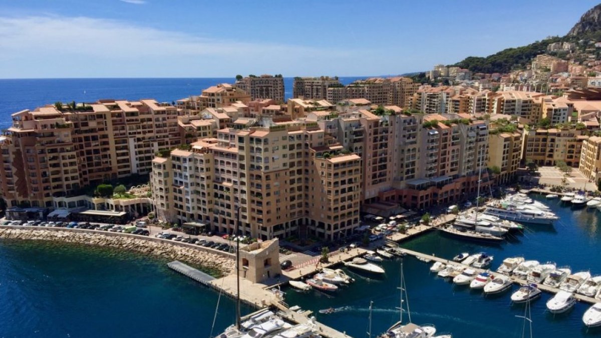 Vista del port de Mònaco.
