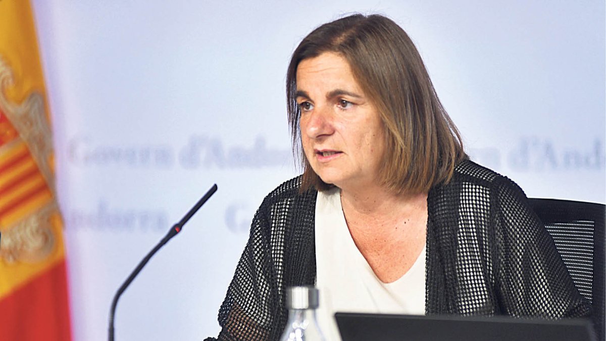 La ministra d’Afers Socials, Trini Marín.