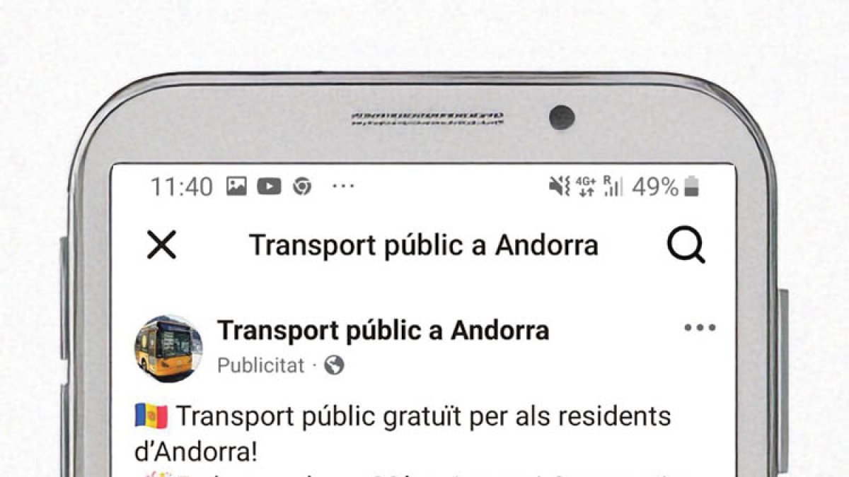 La publicació fraudulenta.