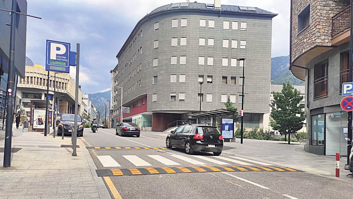 Les bandes reductores de Prat de la Creu.