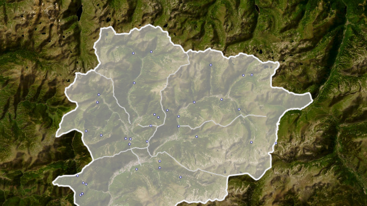 El mapa d'incendis actiu avui sense cap nivell de risc