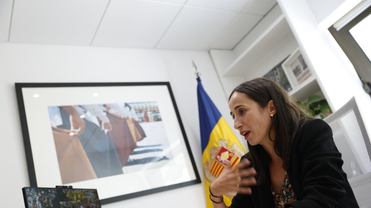 Losada, al seu despatx al comú d’Andorra la Vella.