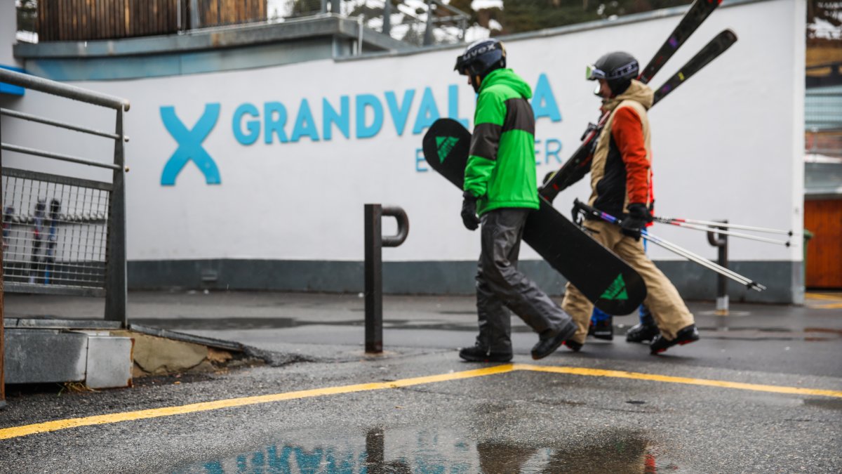 Esquiadors al Tarter.