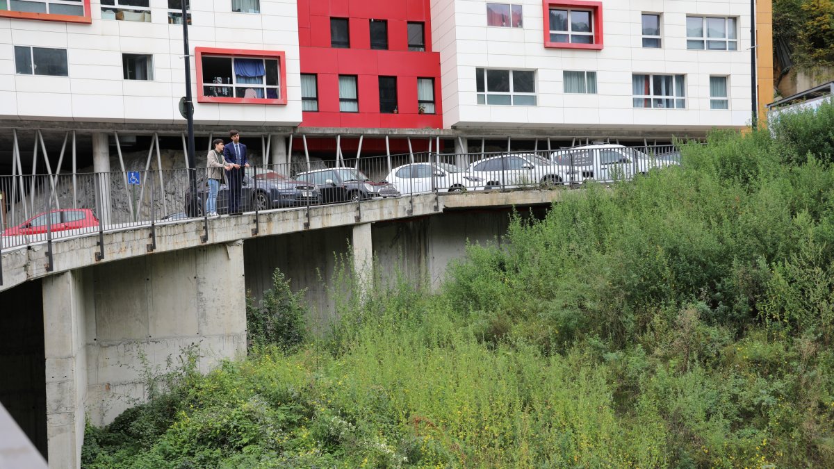 Sergi González a la zona de Terra Vella