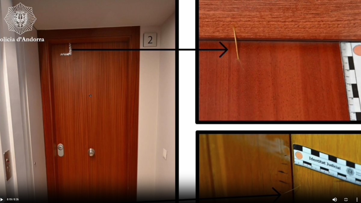 Exemples dels indicis que cal buscar per saber si algú ha entrat.