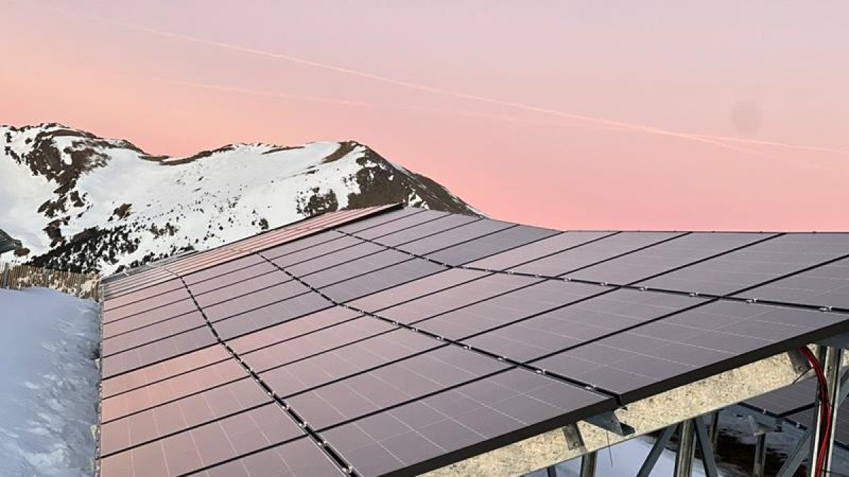 Una instal·lació fotovoltaica.