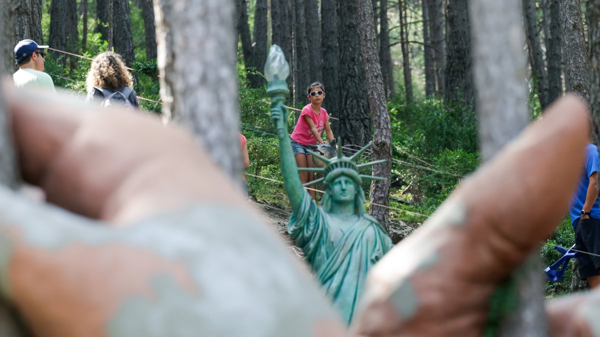 Visitants als jardins de Juberri.