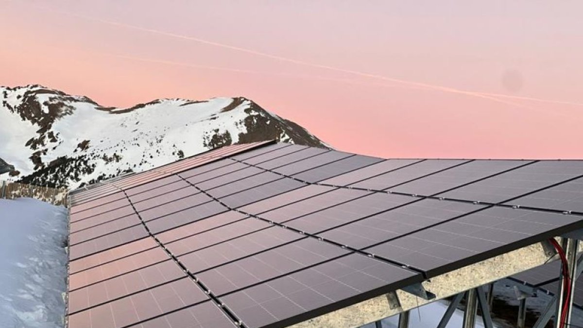 Una instal·lació fotovoltaica.